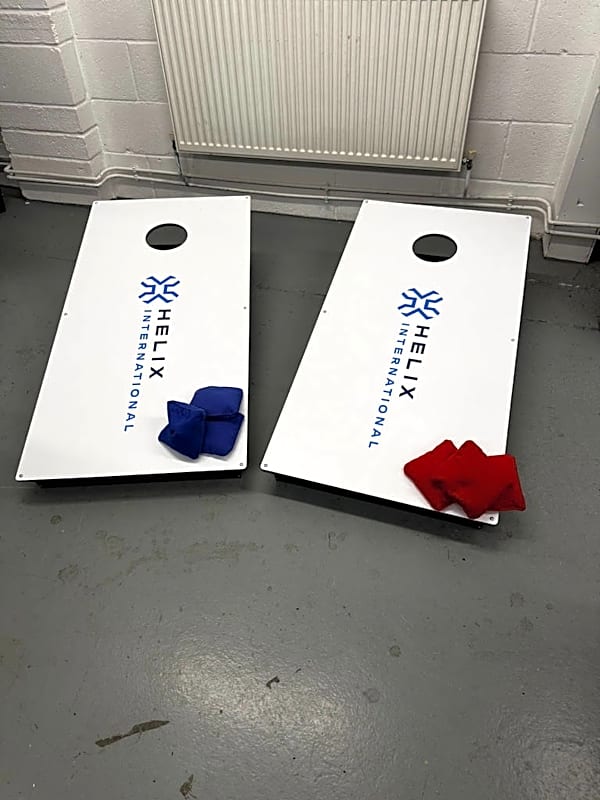 Custom Branded Corn Hole Pro Hire