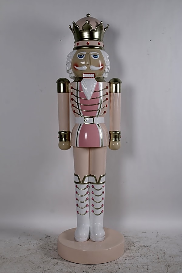 Nutcracker Prop (White and Pastel Pink)