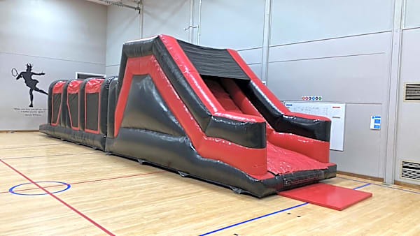 Obstacle Course Hire - Red & Black 50ft