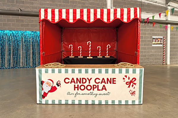 Christmas Candy Cane Hoopla - Side Stall Hire