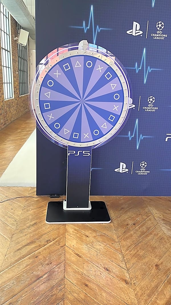 Neon Surround Spin the wheel Hire - 110cm Wheel Face – photo 3