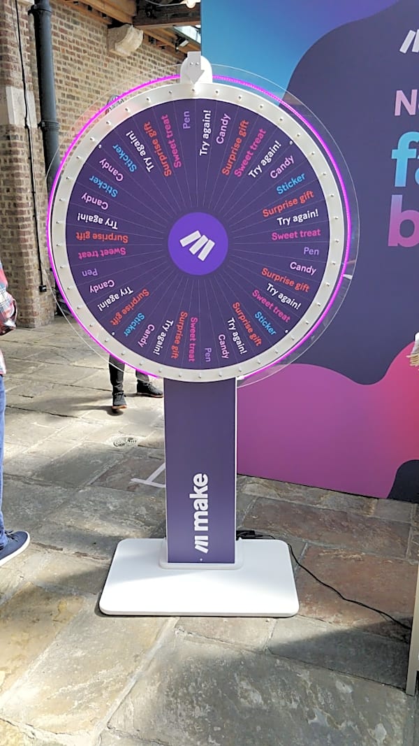 (Custom Branded) Spin the Wheel Hire - 80cm Wheel Face (INC - Neon Surround) – photo 3