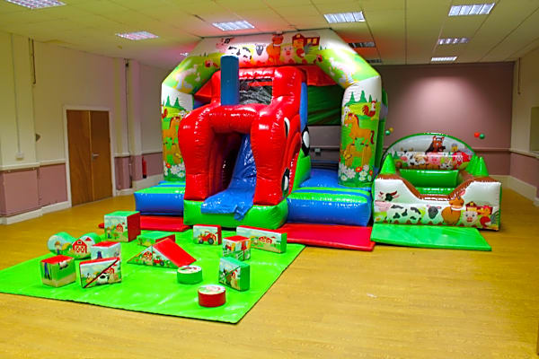Farmyard Soft Play Package with Bouncy Castle