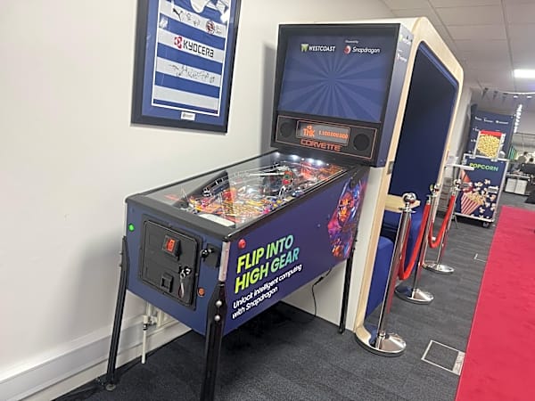 Classic Pinball Machine Hire - Custom Branded
