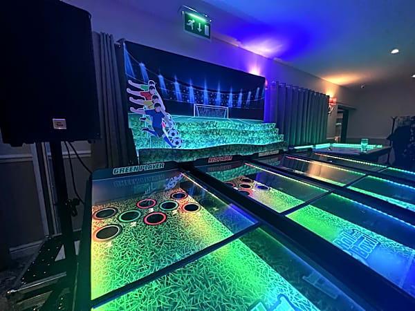 Football Theme Roll A Ball Derby Hire