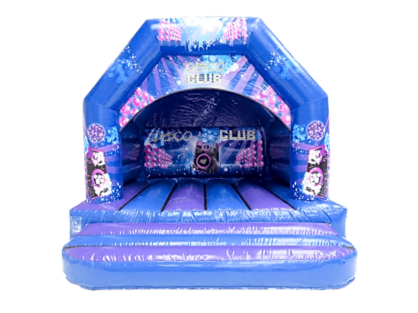 Disco Bouncy Castle 12ft x 12ft (INCLUDES - Speaker and Lights)