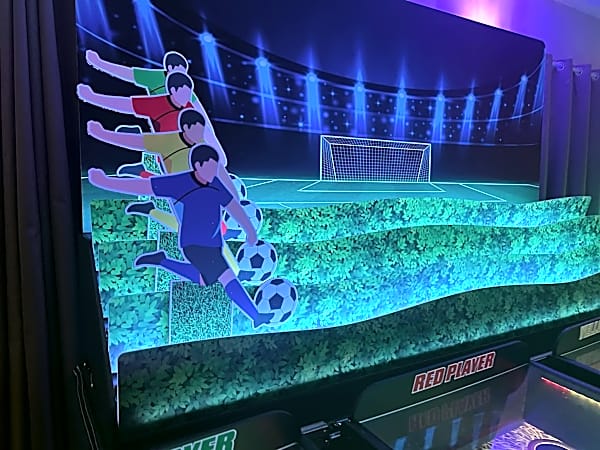 Football Theme Roll A Ball Derby Hire – photo 4