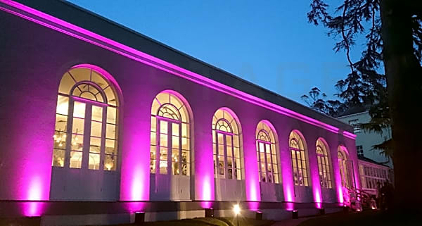 Outdoor Mood Lighting Hire