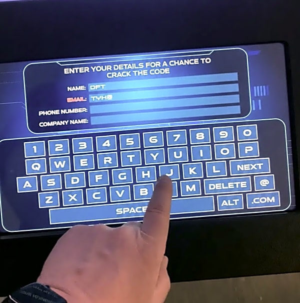Data Capture Interactive Crack The Code Game Hire – photo 3
