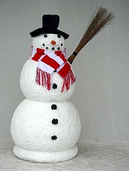 Snowman with Scarf Prop