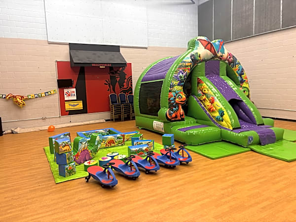 Dinosaur Soft Play Package Inc Bouncy Castle