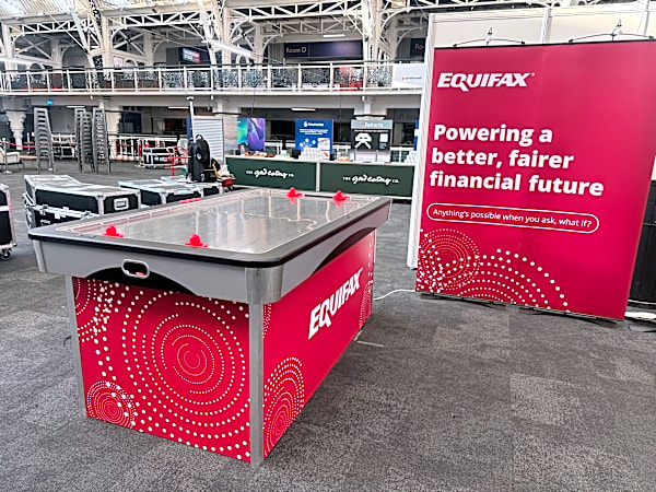 Air Hockey Table Hire - Bespoke Branded