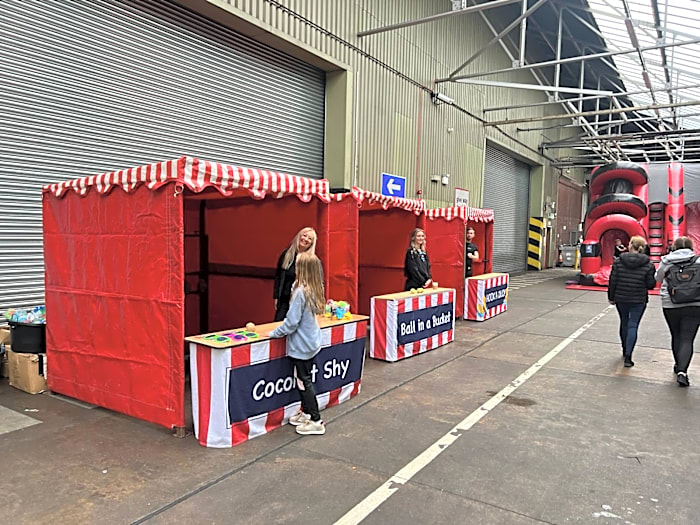 Fairground side stalls