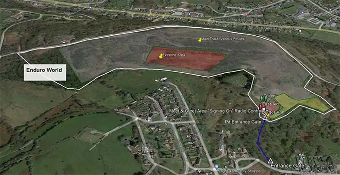 enduro world location map