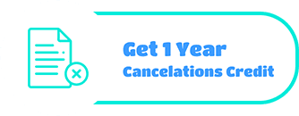 get 1 year cancelations credit