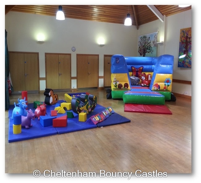 Soft Play Party Set Up And Secret Garden Activity Bouncy Castle