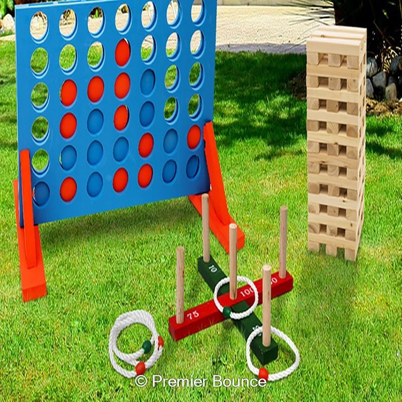 Giant Garden Games Traditional Wooden Large Garden Game Gardoolet