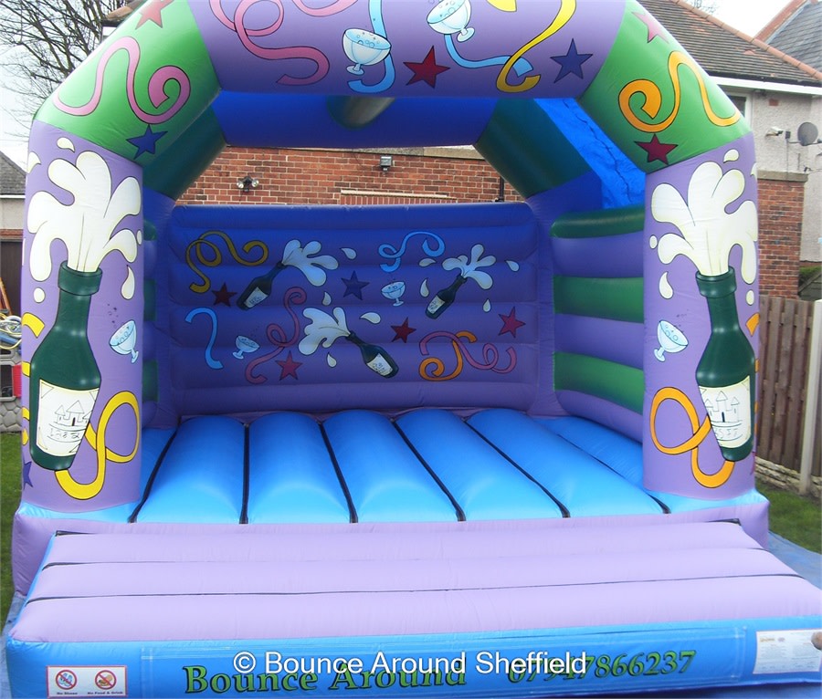 Sheffield party hire with adult bouncy castles