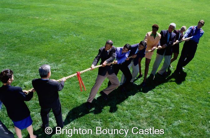 how long should a tug of war rope be