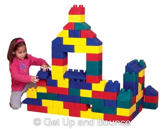 Giant Lego Building Blocks Bouncy, Giant Outdoor Building Blocks