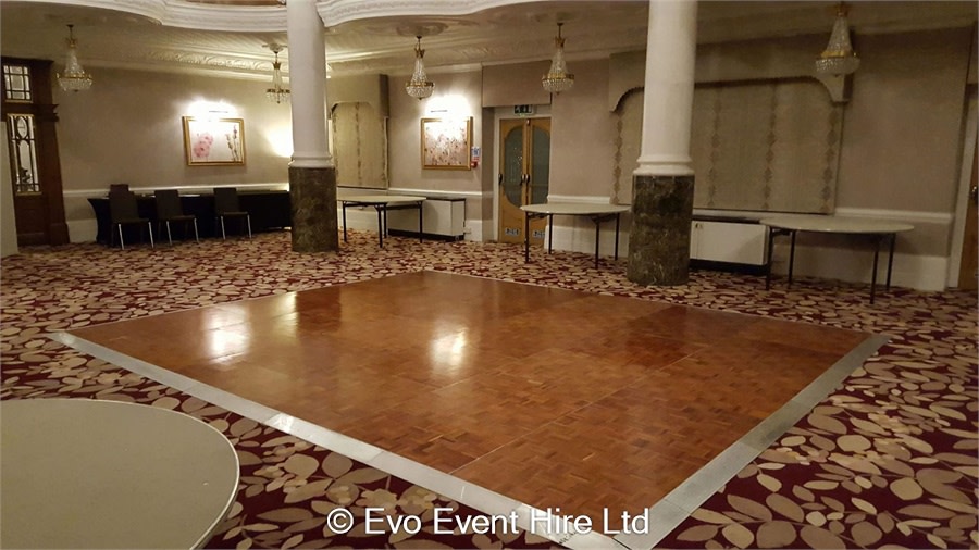 12ft X 12ft Wooden Parquet Dance Floor Hire In Essex