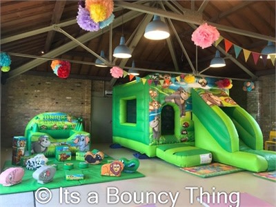 Jungle Party At Horseshoe Barn Bexley Bouncy Castle Slides