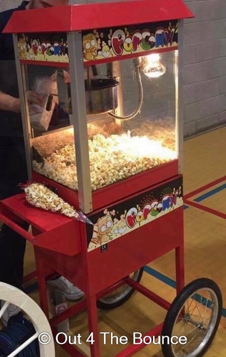 giant popcorn machine