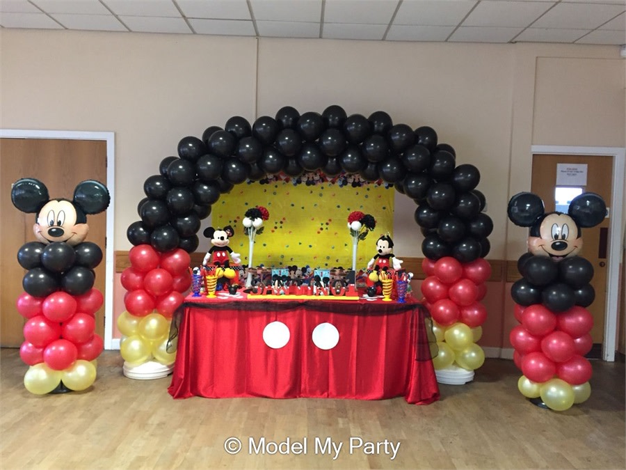 Mickey Themed Cake Table