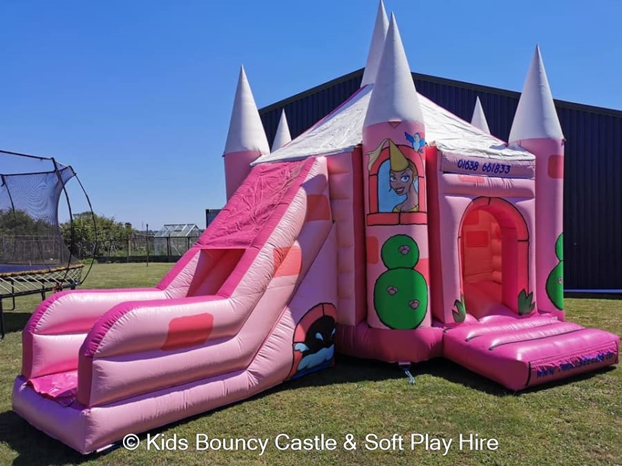 Stunning 24 X 24ft Princess Bouncy Castle Slide Biff Bash 18ft High Soft Play Bouncy Castles Race Tracks Ball Pools Hire In Launceston Bude Holsworthy Plymouth Exeter Truro Barstaple Devon Cornwall