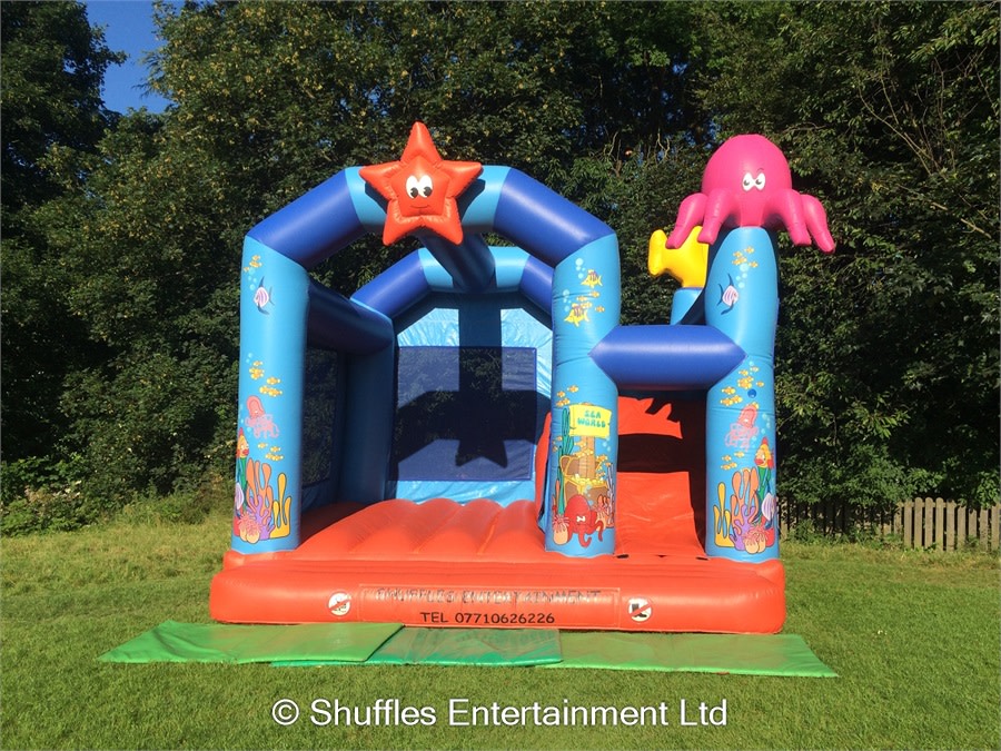 Seaworld 2 In 1 Combo Bouncy Castle Slide Children S