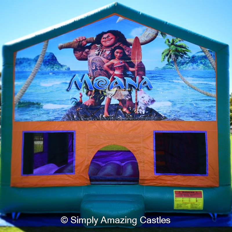 Moana Medium Bouncy Castle Simply Amazing Castles