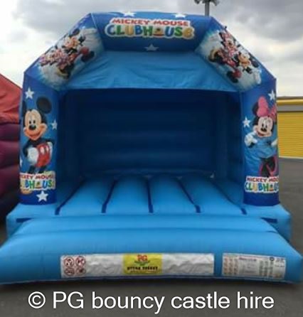 Mickey Mouse Clubhouse Blue Castle Bouncy Castles Inflatable