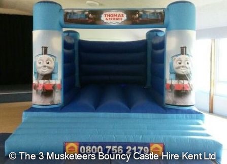 Thomas The Tank Engine Castle Bouncy Castle Hire Helium Balloons
