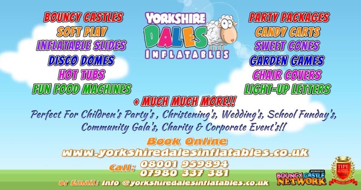 (c) Yorkshiredalesinflatables.co.uk