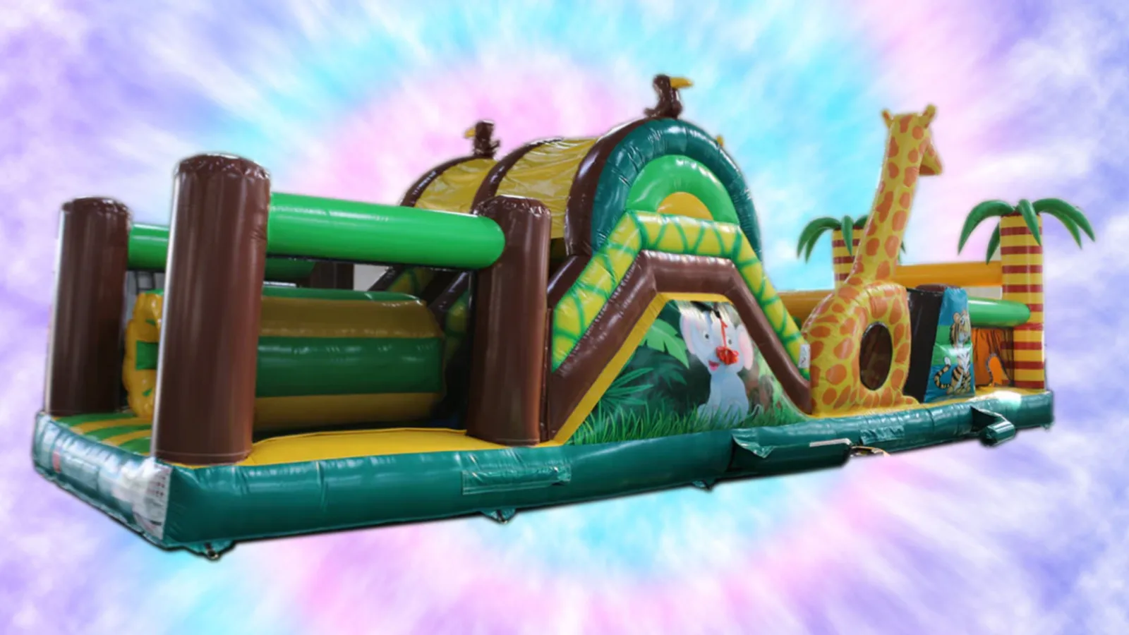 AJT Bounce 43-foot Safari Obstacle Course